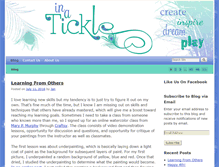 Tablet Screenshot of inatickle.com